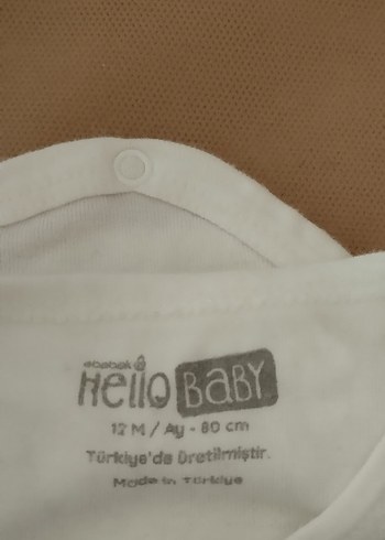 Beyaz Pamuklu Erkek Bebek Kolsuz Body - Görsel 2