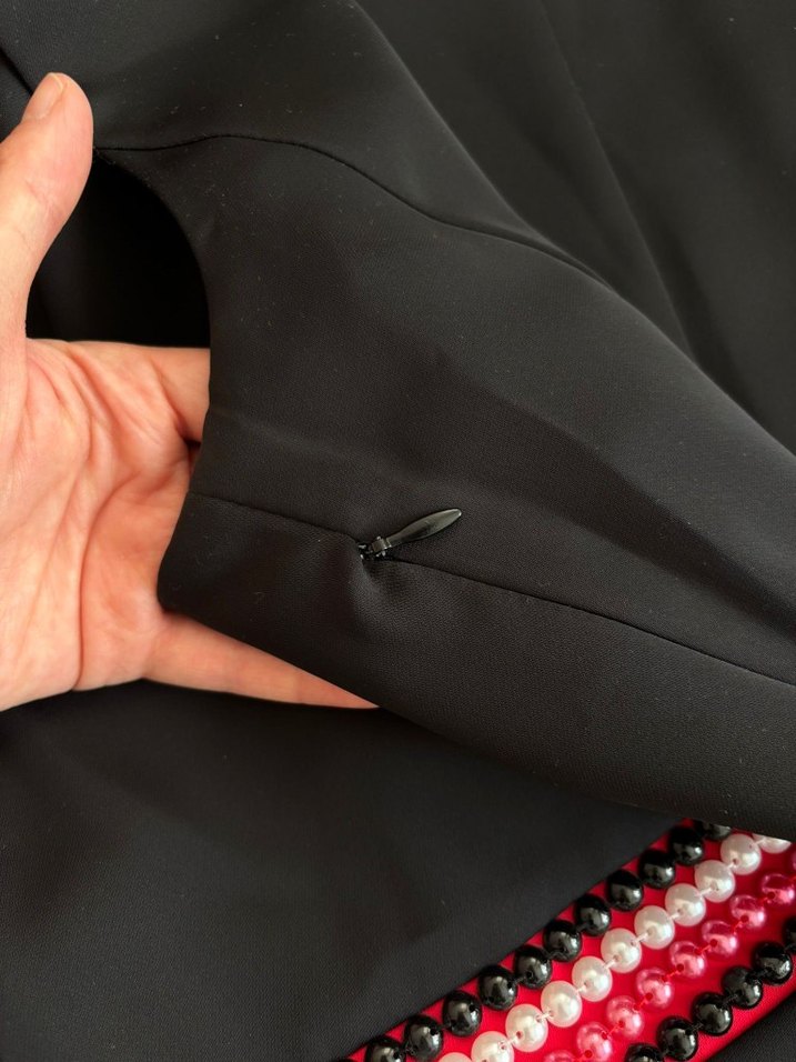 Kadın Siyah Uzun Elbise - Görsel 3