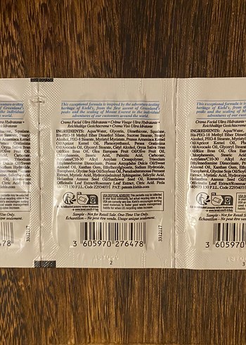 Beden Kiehl's Ultra Facial Cream 3 ml Nemlendirici