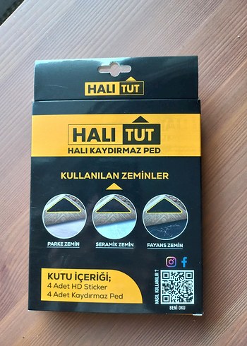 Halı Tut Kaydırmaz Ped 4'lü Set - Görsel 2