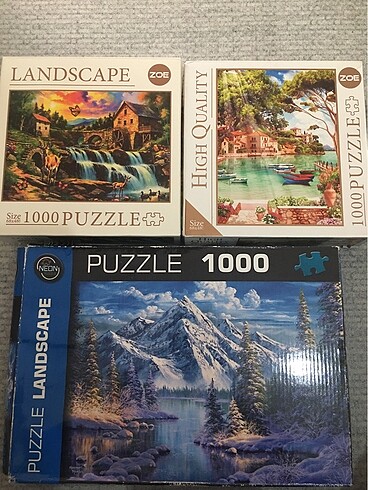 1000 parça puzzle