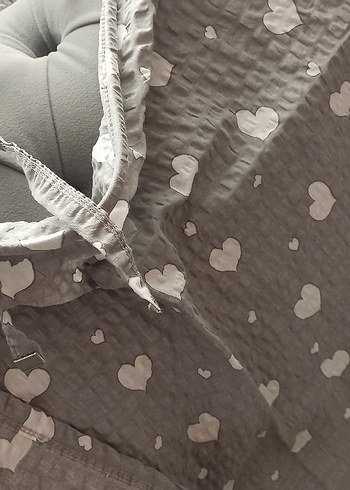 Gri Kalp Desenli emzirme önlüğü hiç kullanılmadı - Görsel 4