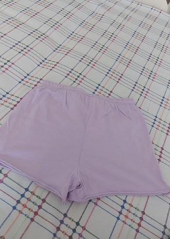 Defacto Mor Rahat Kesim Mini Şort