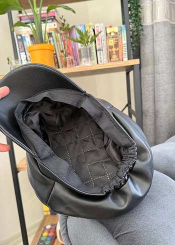 Tokalı Siyah Deri Biker Kadın Şapka - Görsel 4