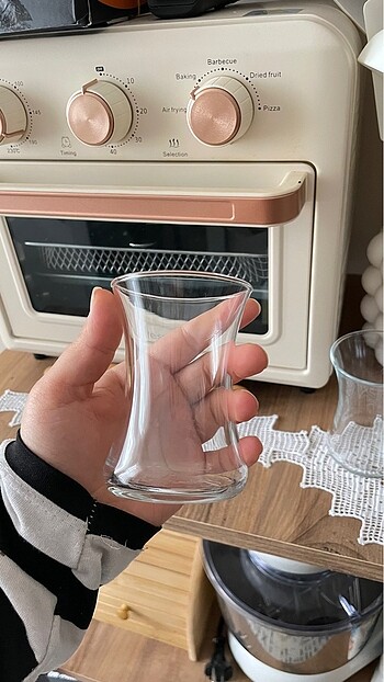 6?lı kullanılmamış çay bardağı