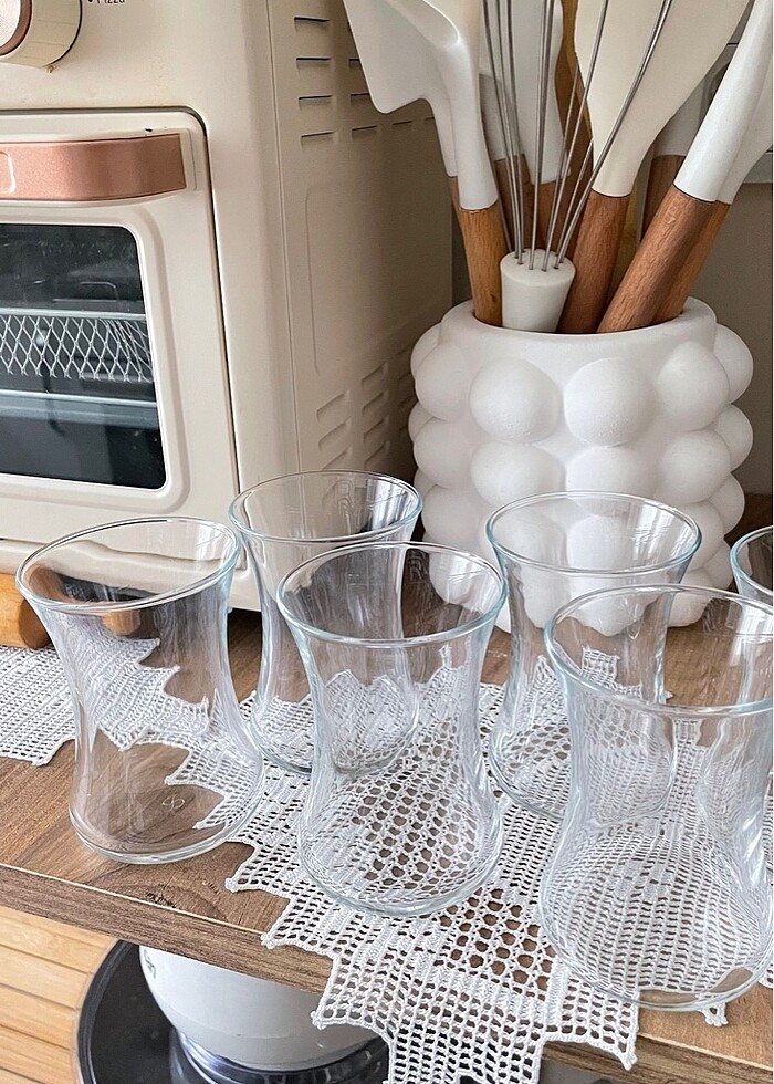 6?lı kullanılmamış çay bardağı - Görsel 2