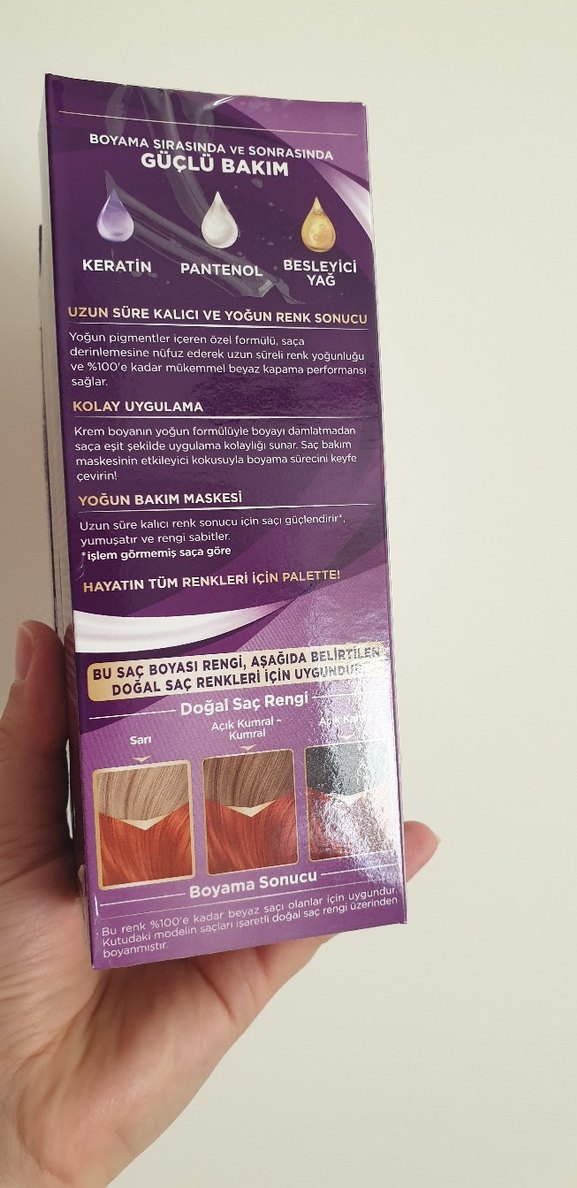 Palette Yoğun Bakır Saç Boyası 7-77 - Görsel 5