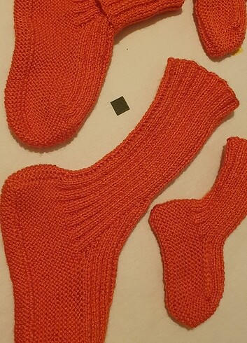 Anne kız bebek örgü patik potin - Görsel 7