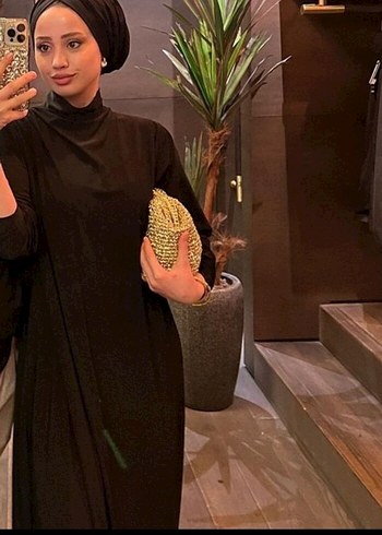 Drapeli Siyah Uzun Salaş Kadın Elbise kiralık fiyatıdır - Görsel 5