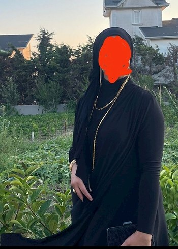 Drapeli Siyah Uzun Salaş Kadın Elbise kiralık fiyatıdır - Görsel 8