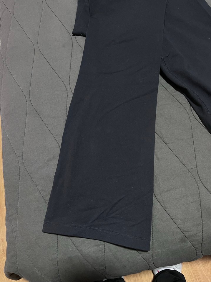 Gri Midi Kadın Spor Tayt ispanyol paça - Görsel 2