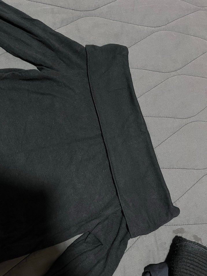 Kadın Gri Uzun Kollu Kayık Yaka Triko - Görsel 3