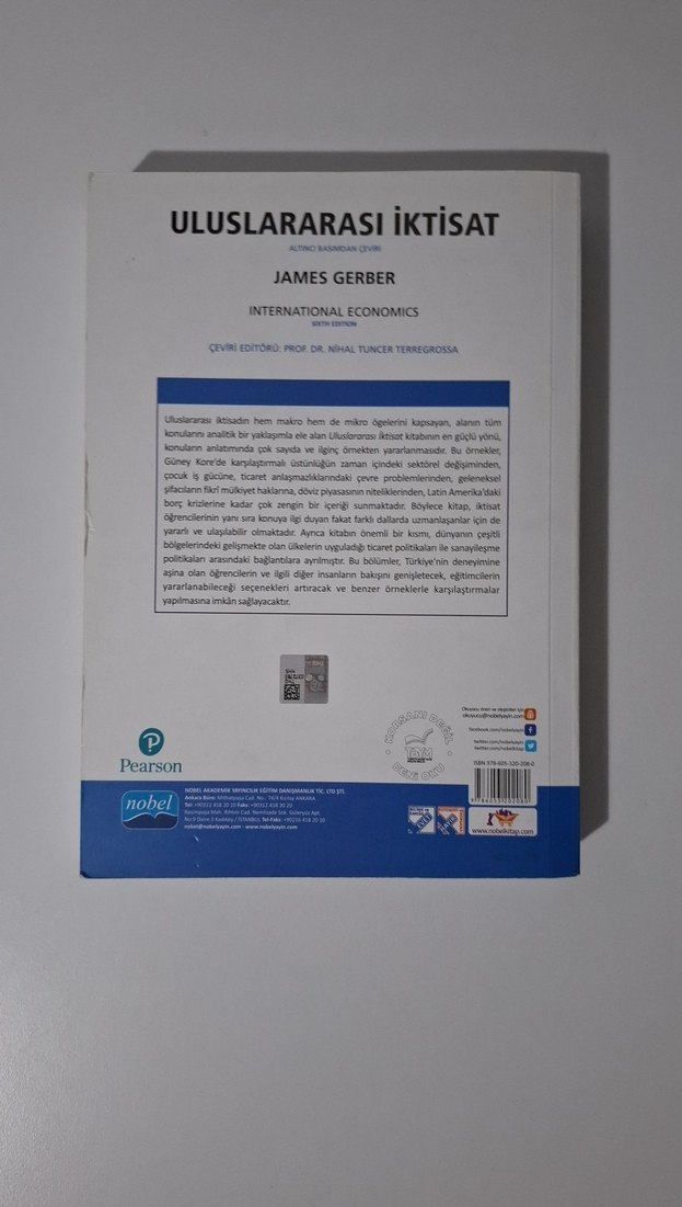 Uluslararası İktisat - James Gerber - Görsel 2