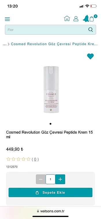 Cosmed göz kremi eye contour peptide btx cream - Görsel 5