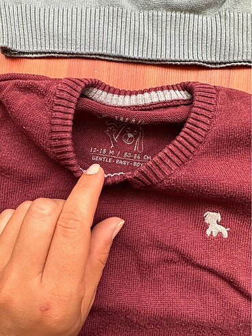 12-18 Ay Beden çeşitli Renk 5li kazak ve sweetshirt