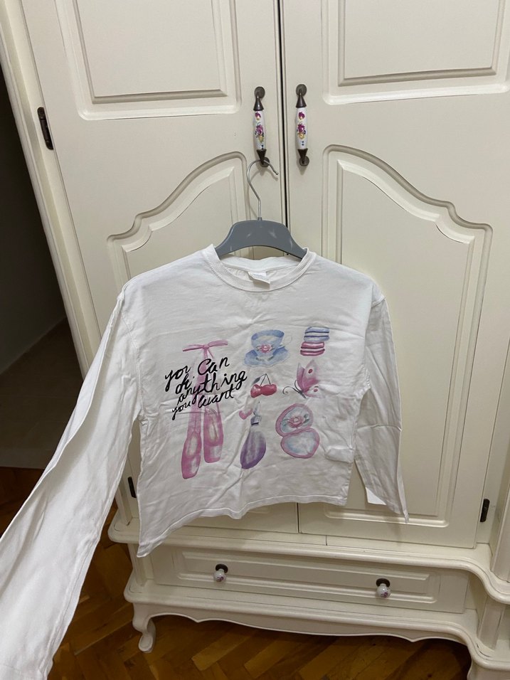 Zara çocuk beyaz body - Görsel 2