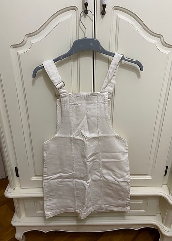 Beyaz Kadın Salopet - Görsel 2