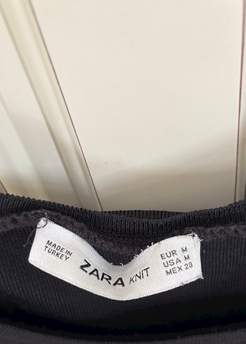 m Beden Zara siyah elbise