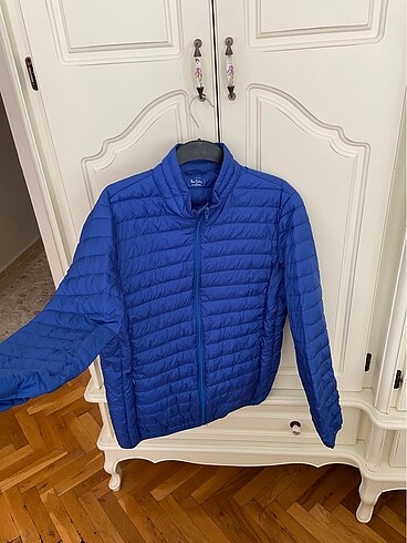 Pierre Cardin Pierre cardin mavi ince şişme mont