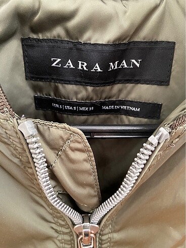 s Beden haki Renk Zara erkek mont