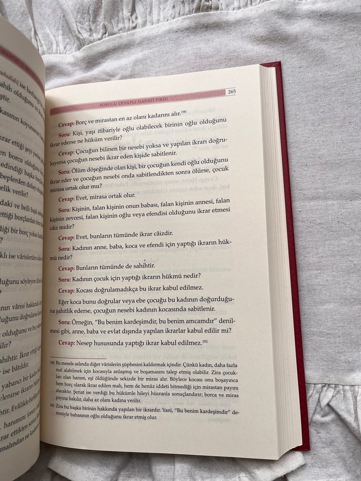 Hanefi Fıkhı Sorulu Cevaplı Kitap - Görsel 2