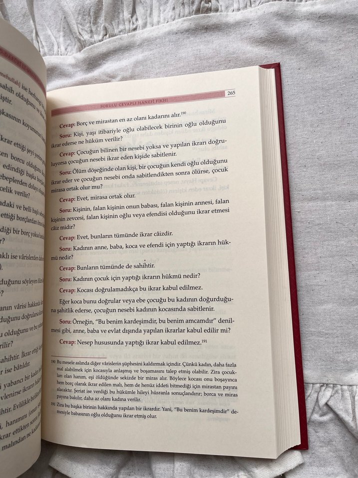 Hanefi Fıkhı Sorulu Cevaplı Kitap - Görsel 3