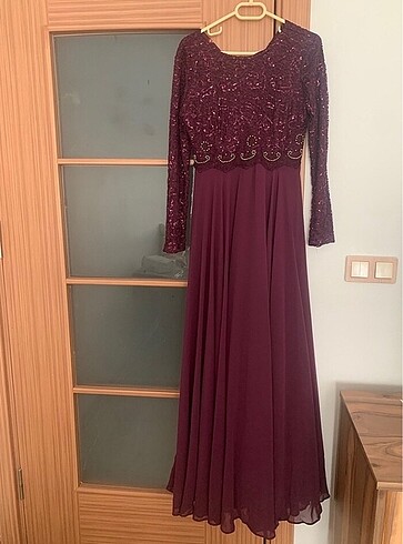 Şifon abiye elbise - Görsel 2