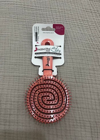  Beden Spiral Tasarımlı Saç Fırçası