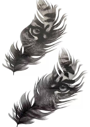 Geçici TüyFigürlü Dövme Tatto - Görsel 2