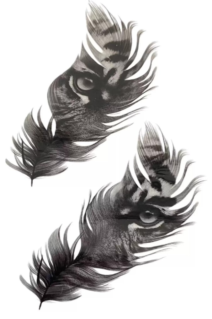 Geçici TüyFigürlü Dövme Tatto - Görsel 2