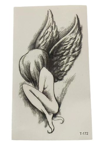 Geçici Melek Figürlü Dövme Tatto - Görsel 2