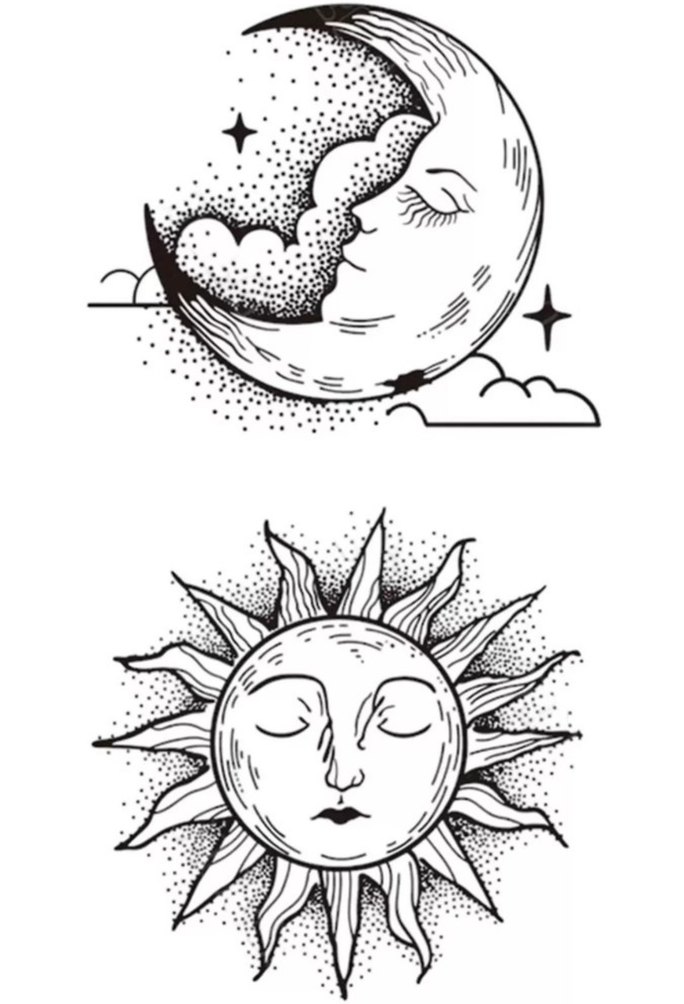 Geçici Kılıç Figürlü Dövme Tatto - Görsel 2