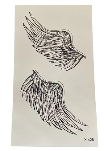 Geçici Melek Kanadı Dövme Tatto