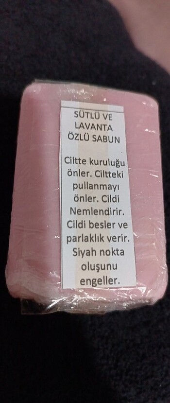 Beden Renk Kabak lifli sütlü lavanta sabunu