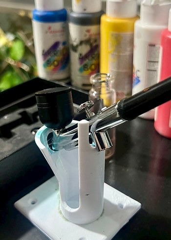 Airbrush tabancası ve boyalar - Görsel 4