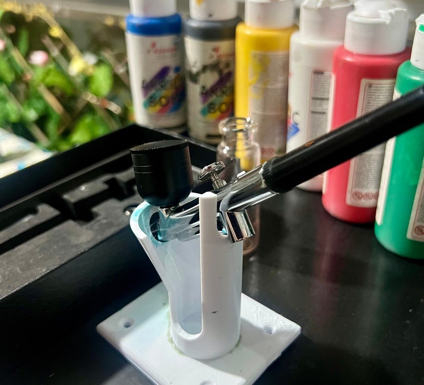 Airbrush tabancası ve boyalar - Görsel 4