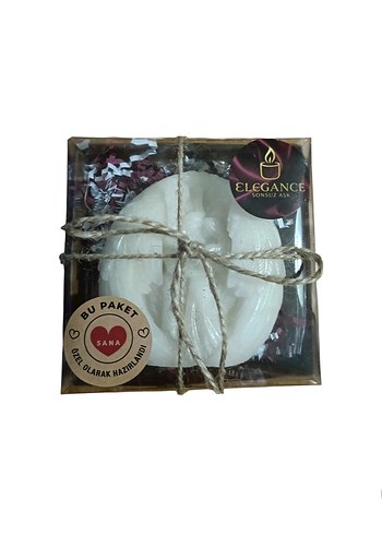 Beyaz Kanat Figürlü Hediyelik Mum - Görsel 2