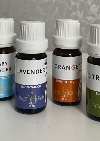 Meta Esans 10ml Lavanta, Portakal, yasemin Bebek Pudrası Yağları