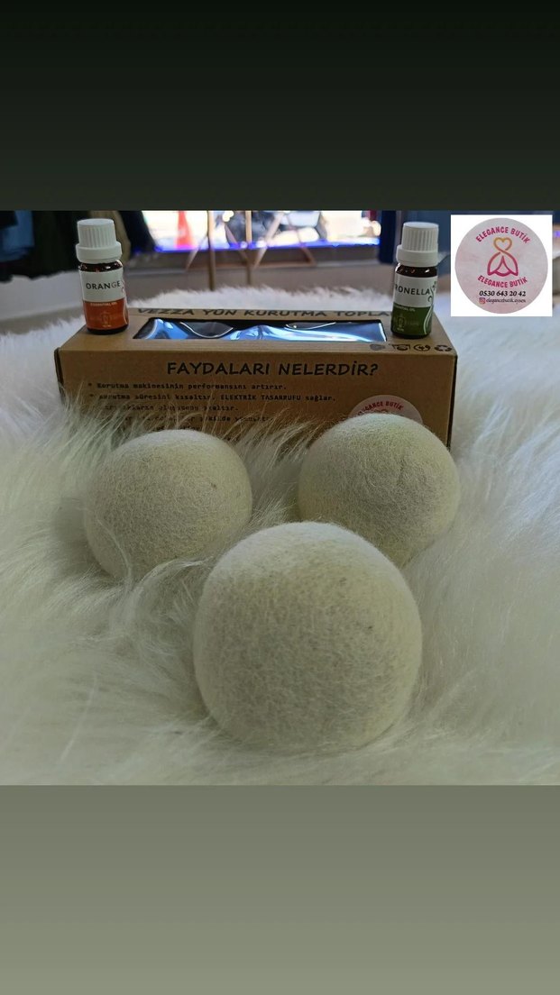 Çamaşır Kurutma Makinesi Yün Top - Görsel 4