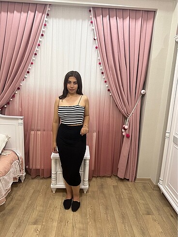 BSL FASHION Siyah kalem etek