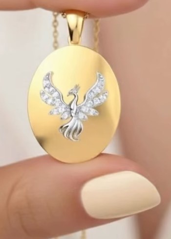 Ayna kolye. Alya kolyesi - Görsel 2