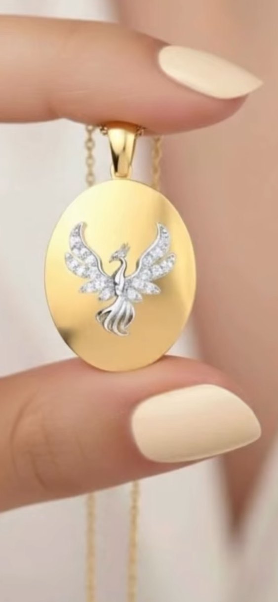 Ayna kolye. Alya kolyesi - Görsel 2