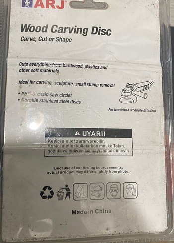 ARJ Ahşap Oyma Diski 4.5" - Görsel 2