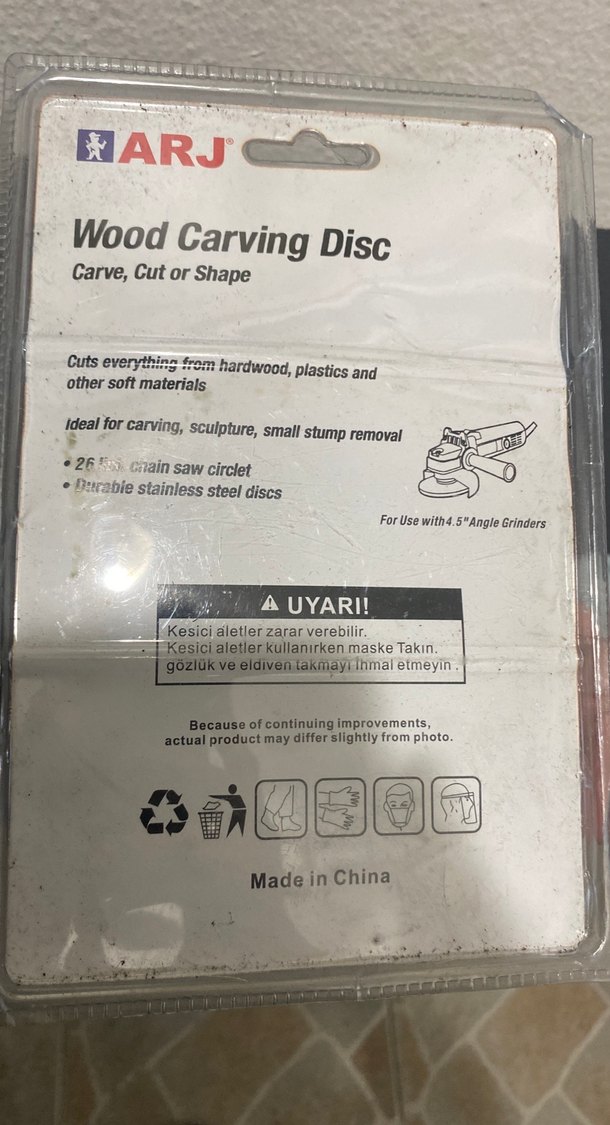 ARJ Ahşap Oyma Diski 4.5" - Görsel 2