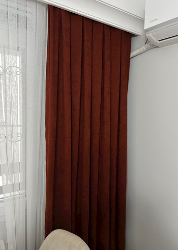 Kiremit Modern Klasik fon perde - Görsel 2