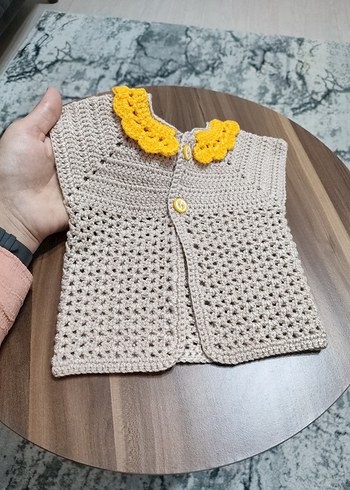 LC Waikiki Kız Çocuk Örgü Kolsuz Hırka