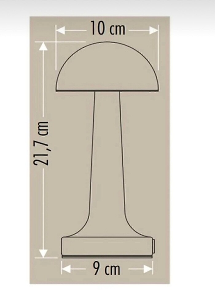 Mantar masa lambası - Görsel 4