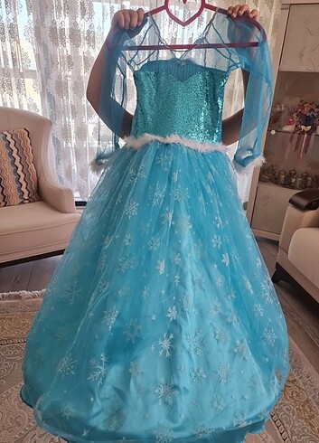 ELSA KOSTÜM ELBİSE TARLATANLI