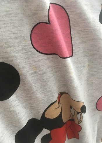 Kız Çocuk Gri Minnie Baskılı Eşofman Takımı - Görsel 4