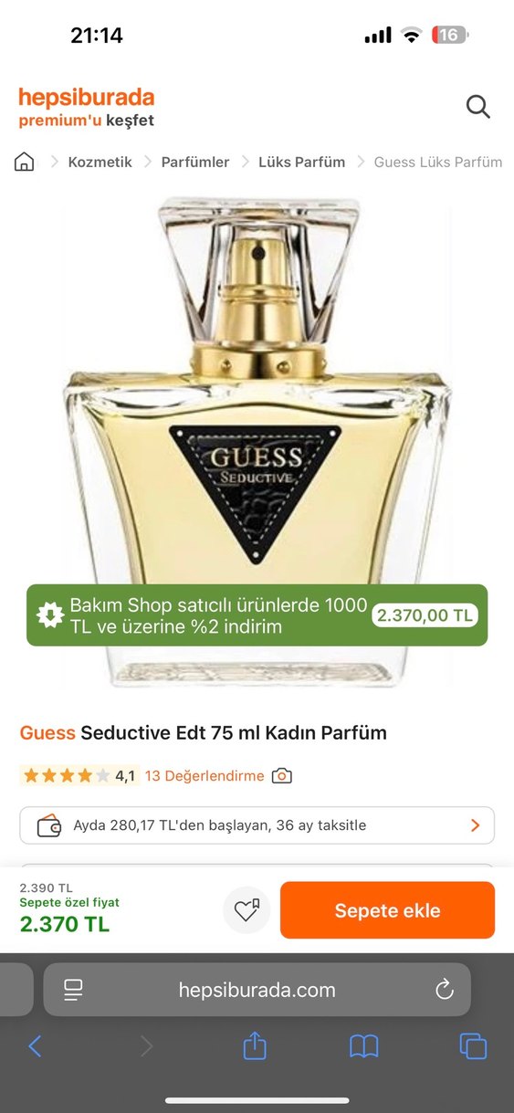 Guess Seductive Kadın Parfümü 50 ml - Görsel 4